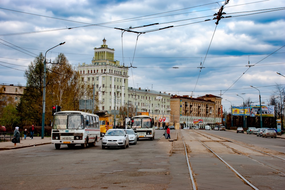 cars parked on street near building during daytime