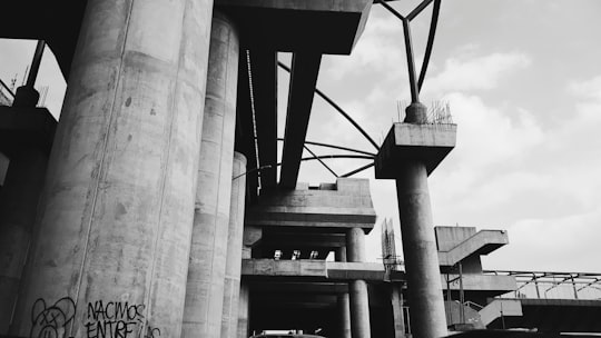 white concrete building during daytime in Monterrey Mexico