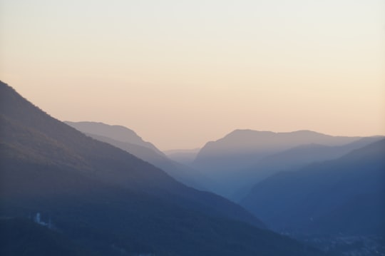 mountains under white sky during daytime in Sochi Russia