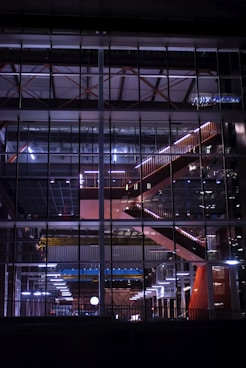 brown and black building interior