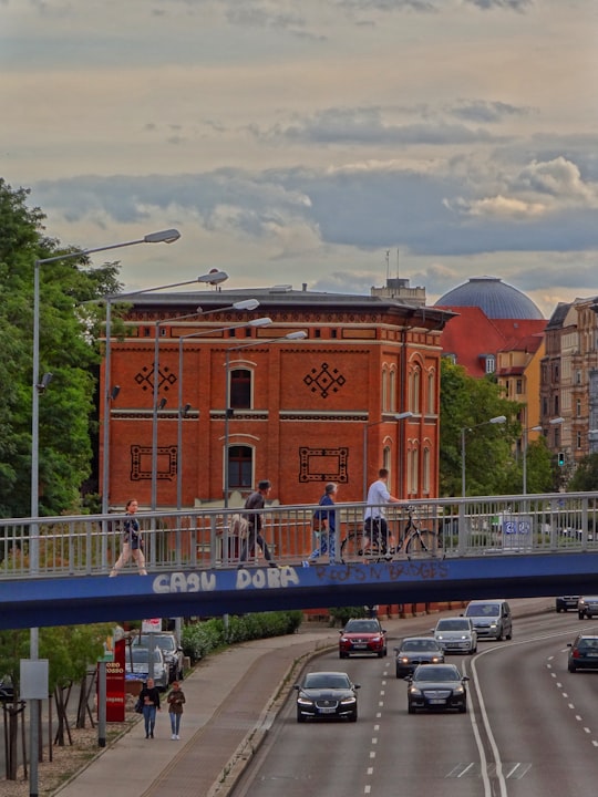 cars parked in front of brown building during daytime in An der Elbe Germany