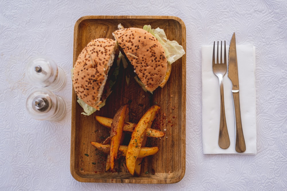 brown bread on brown wooden tray