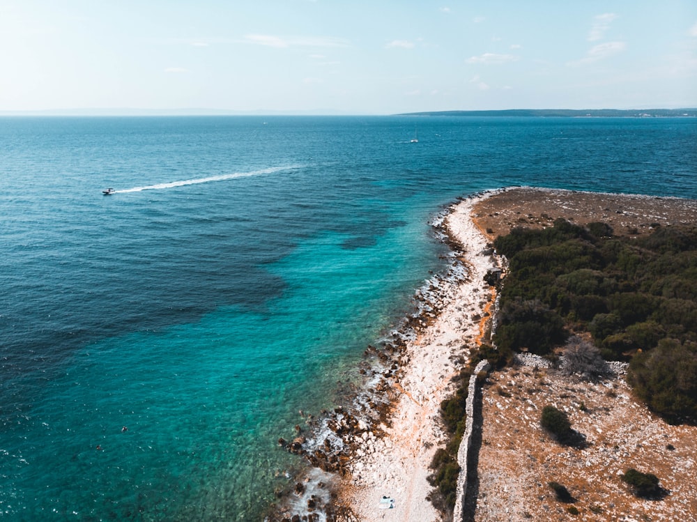 aerial view of beach during daytime