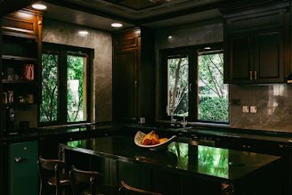 brown wooden table and chairs