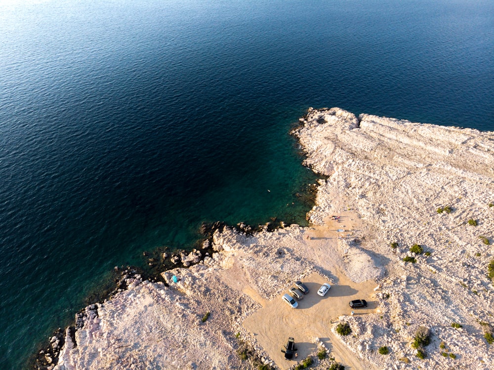 aerial view of body of water during daytime