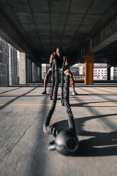 Group fitness class training