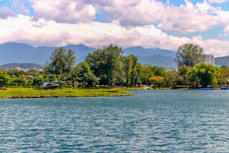 Completed helipad surrounded by natural landscape with clear blue sky.