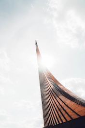 low angle photography of high rise building