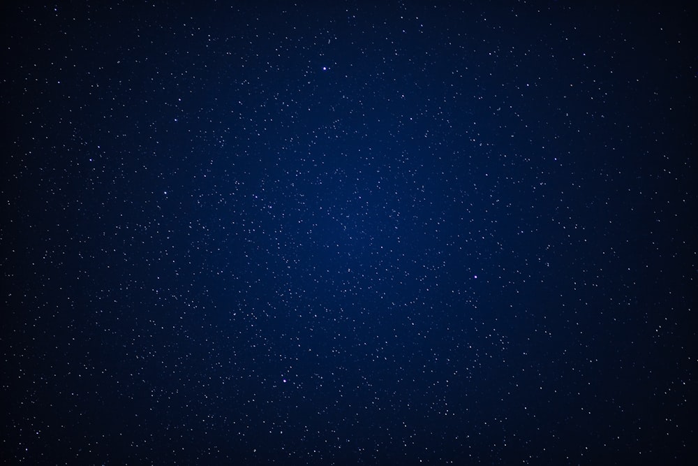 black and white stars during night time