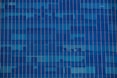 blue and white glass windows