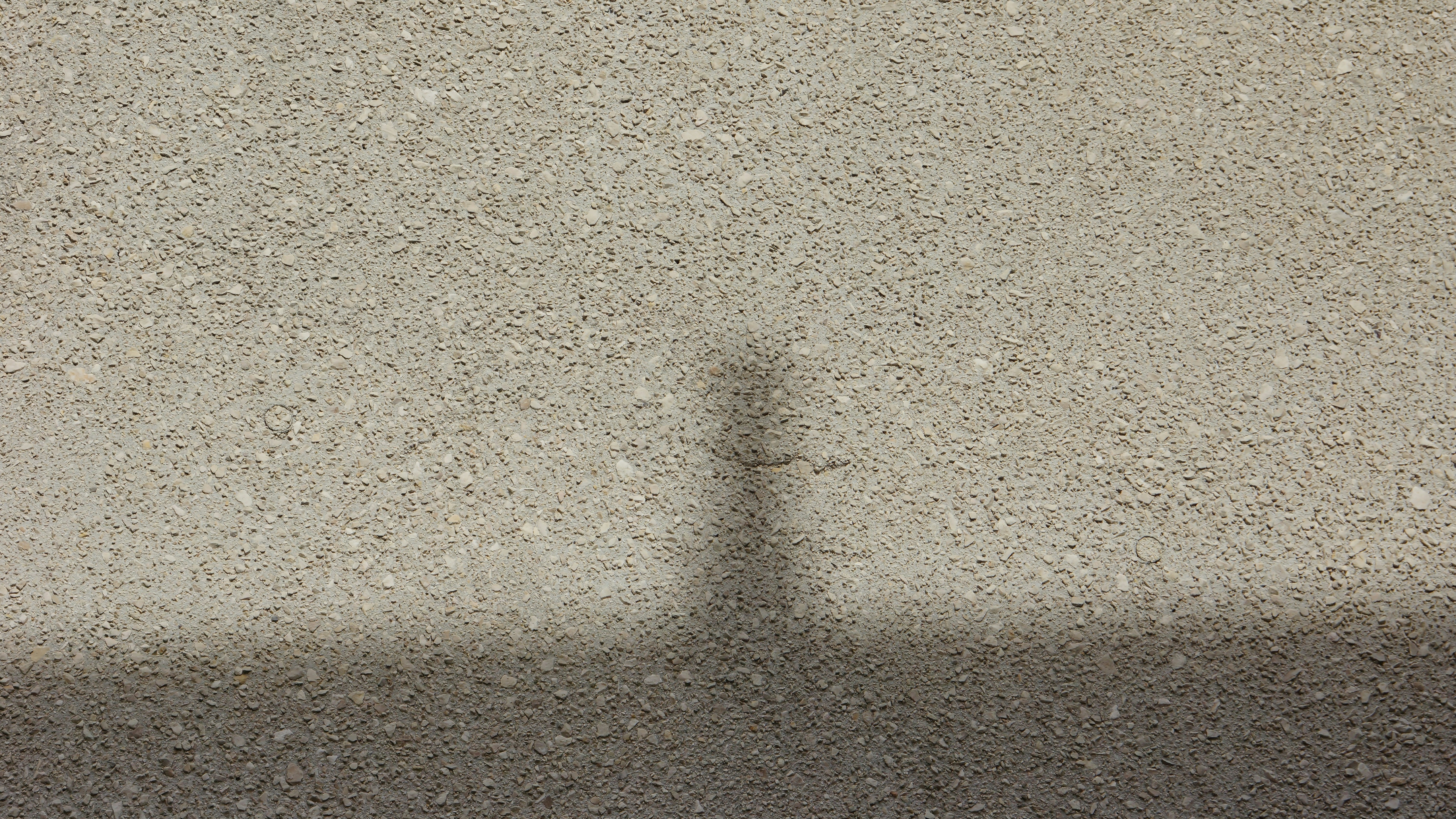 Person in black shoes on concrete