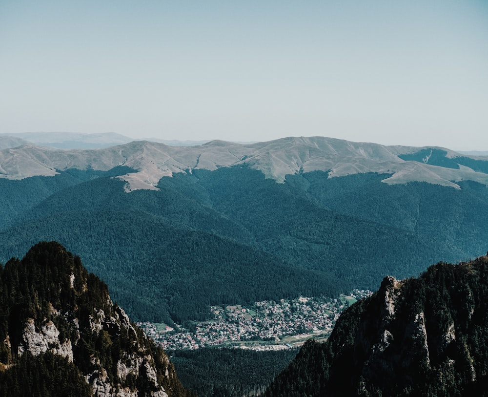 aerial view of mountains during daytime