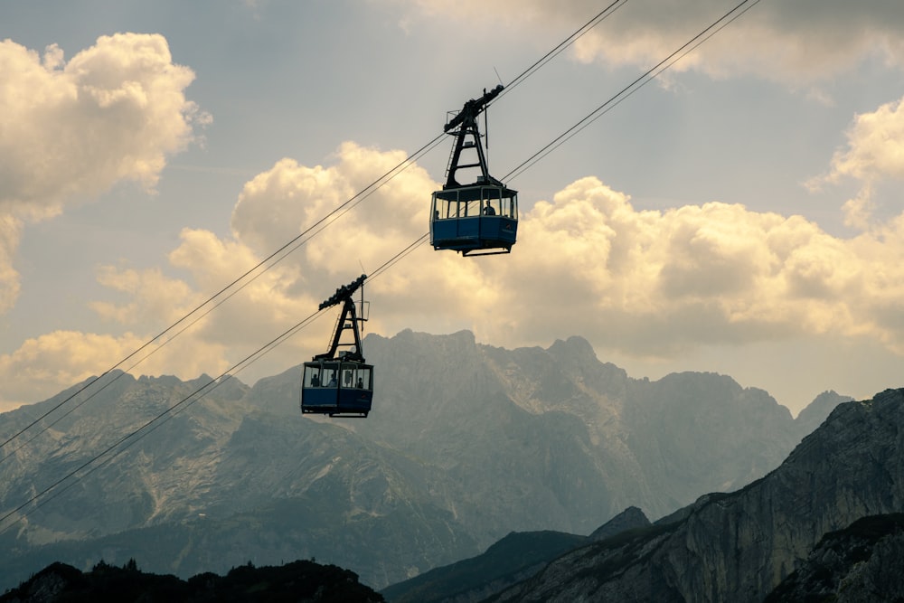 cable car over the mountains