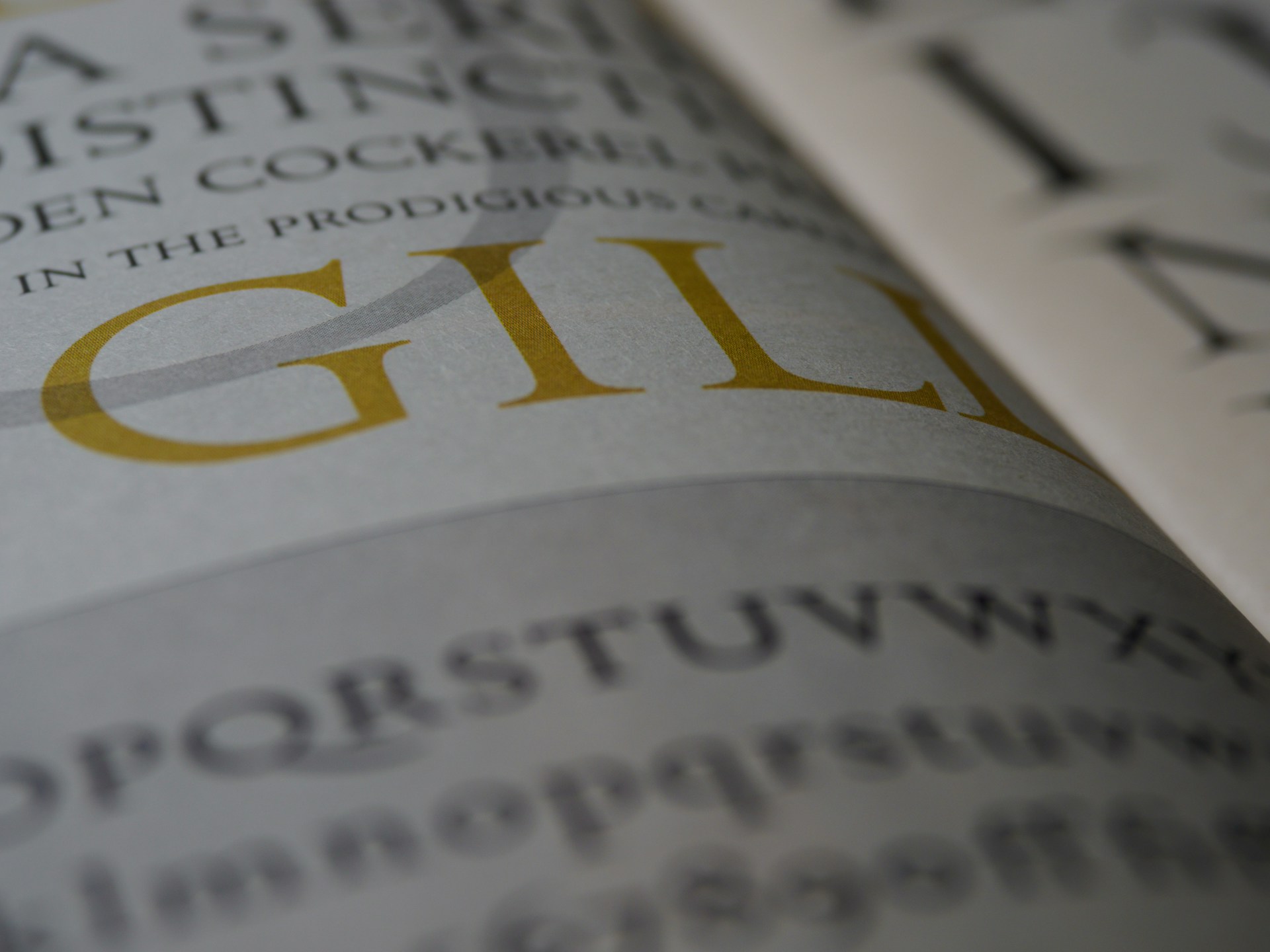 Close-up of a classic Garamond-printed plaque describing the story behind one of the paintings depicting Milan's iconic Duomo.