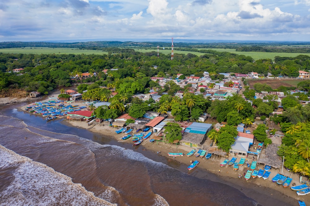 aerial view of city buildings during daytime