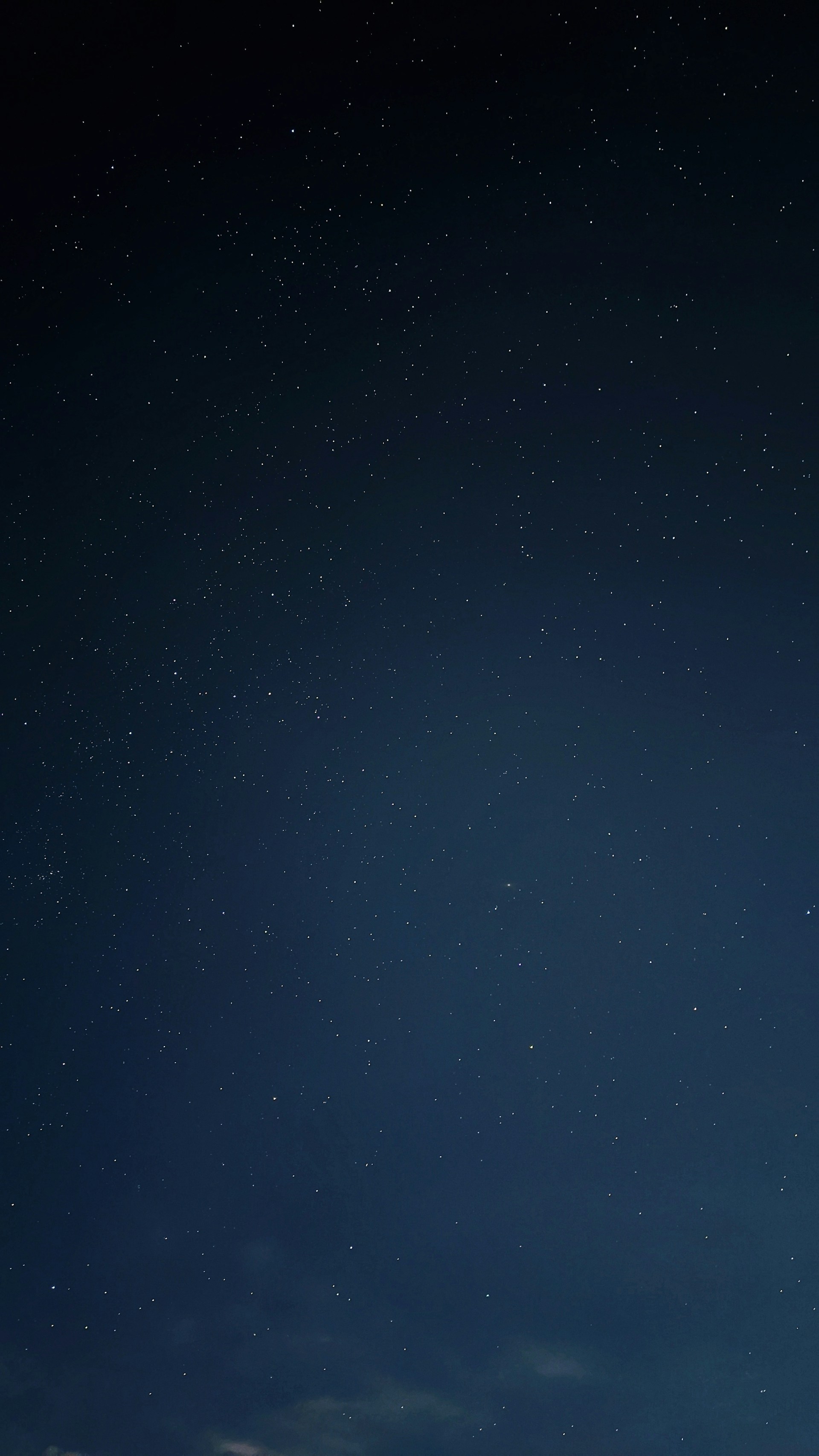 blue sky during night time