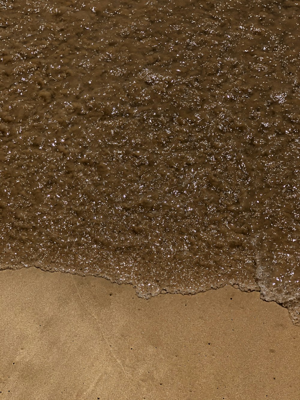 brown sand on brown sand