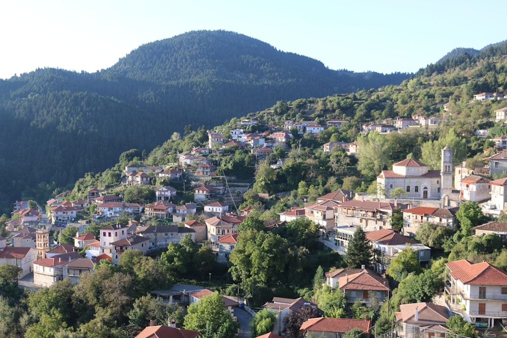 Vue aérienne de la ville pendant la journée