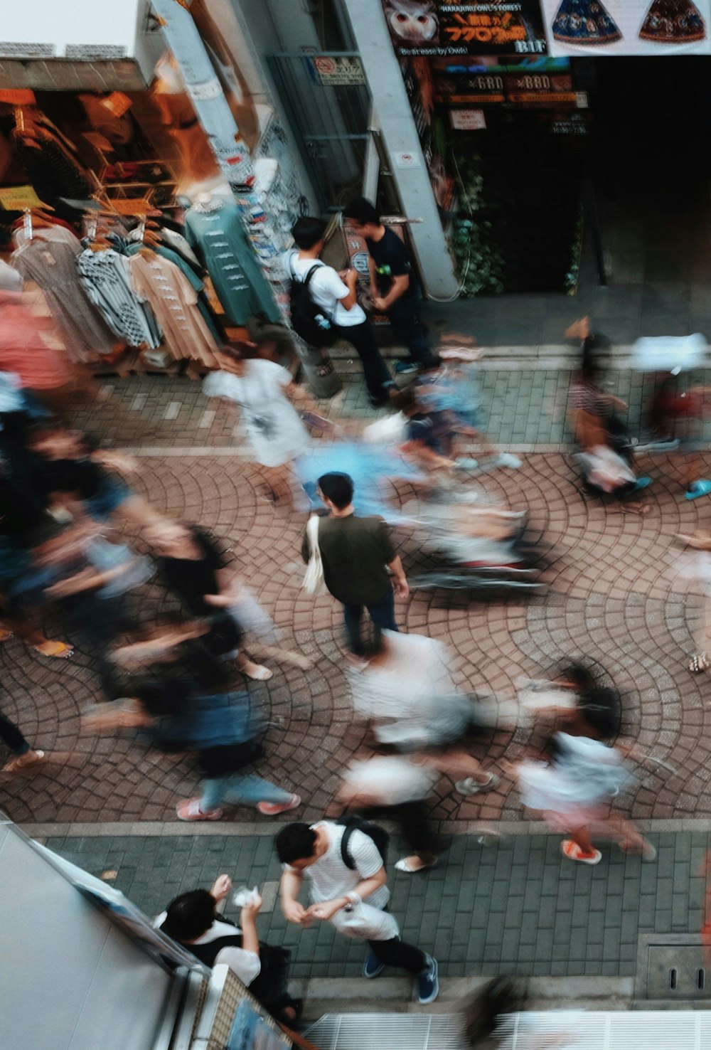 people walking on street during night time