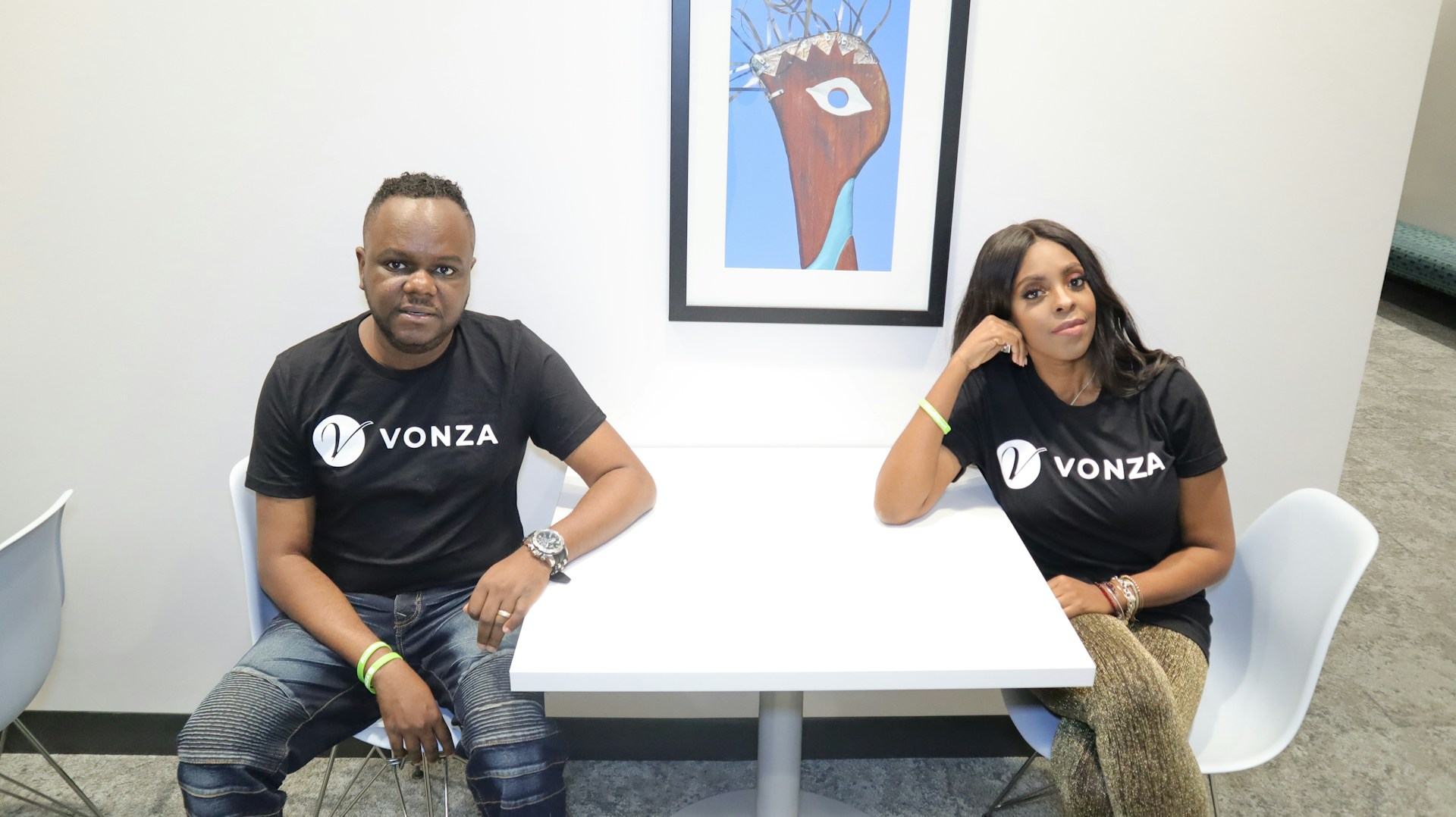 Portraits of founders Tom Bremen and Theo Somorjay in a modern office setting, conveying professionalism and dedication.