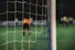 football goal on football pitch