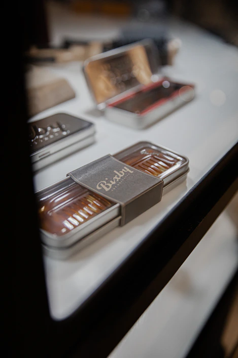 A sleek plastic storage box placed neatly on a kitchen shelf, showcasing its waterproof and durable design.