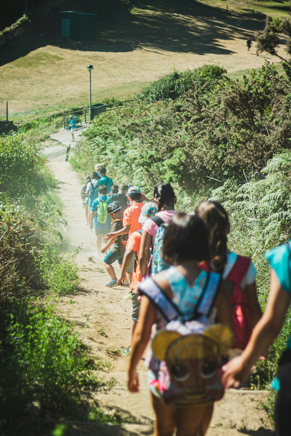 people walking on dirt road during daytime