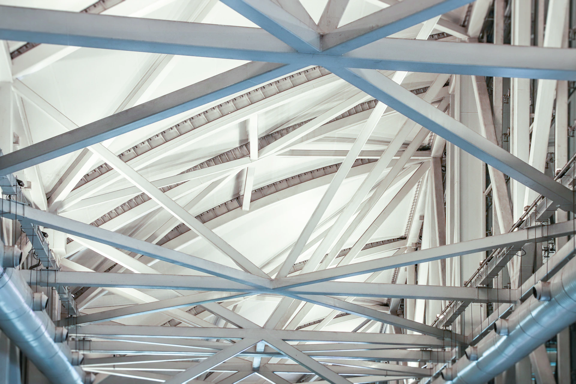 white metal frame during daytime