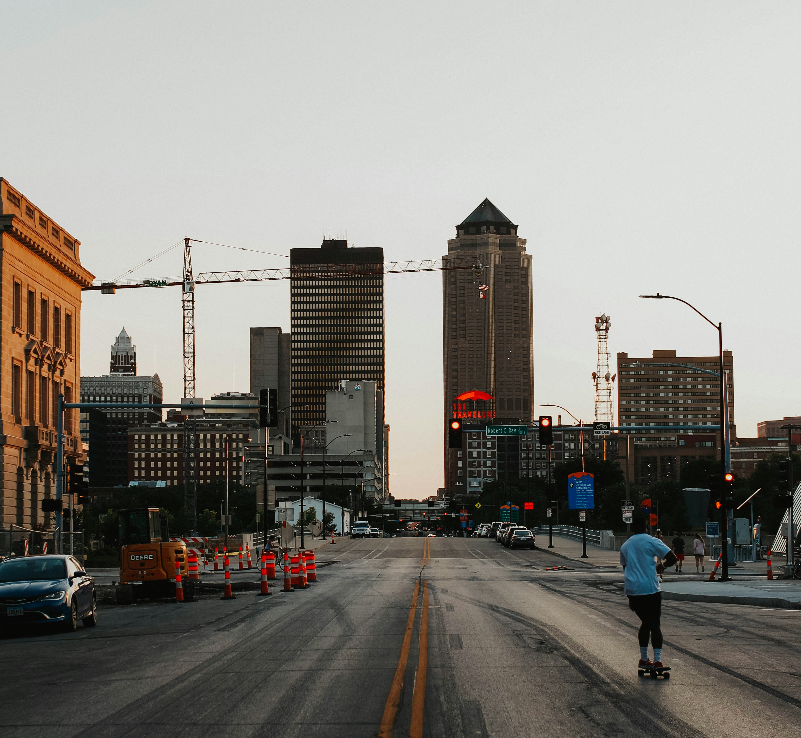 cars on road near buildings during daytime