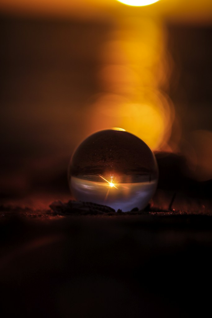 Amber Light Sculpture