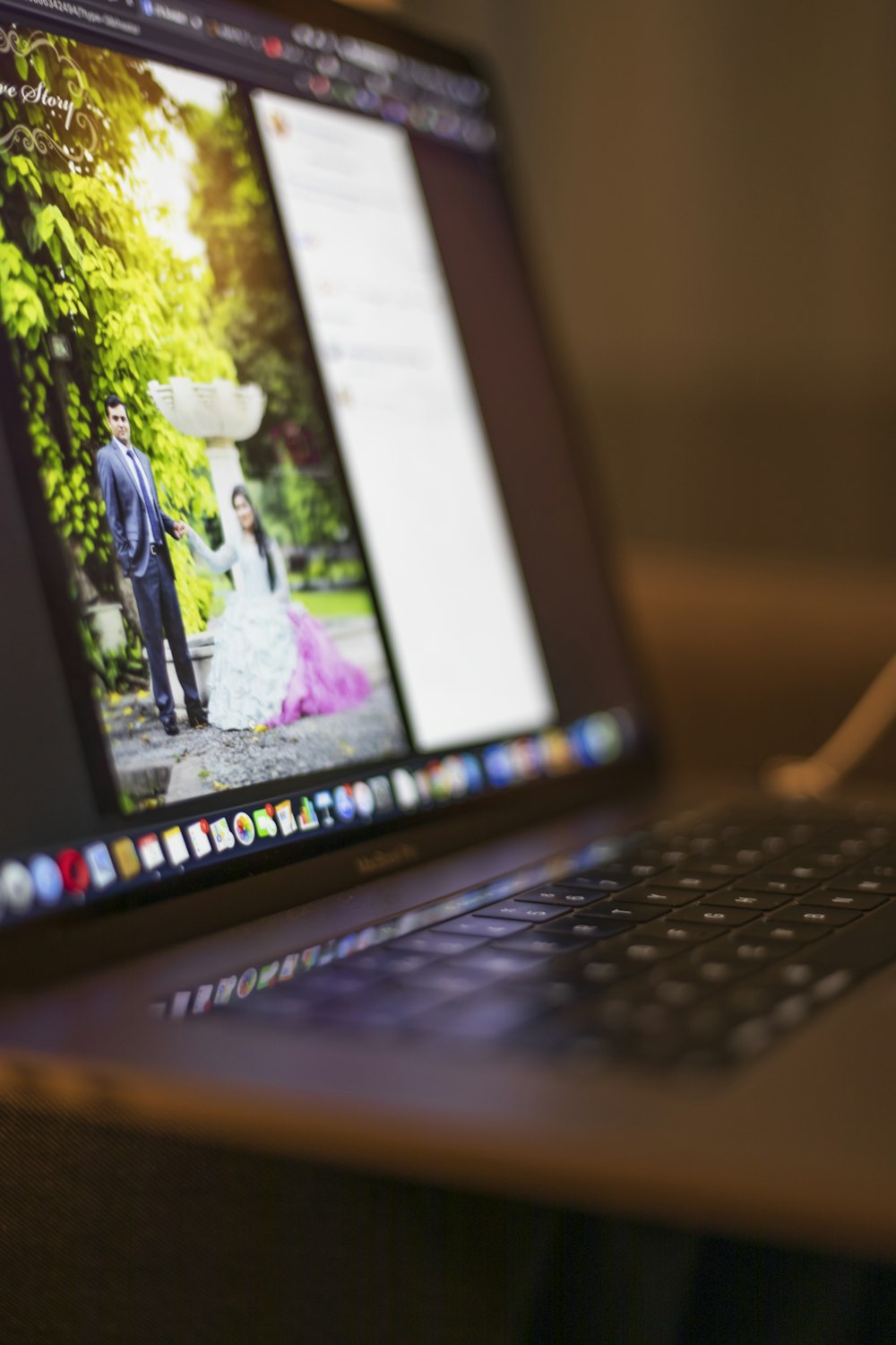 black and silver laptop computer