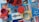 Colorful plastic bottle caps are scattered on a Mexican Lotería board, featuring various illustrated cards with vibrant imagery and Spanish text.