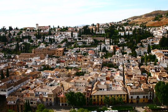 aerial view of city buildings during daytime in Granada Spain