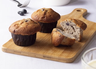 brown bread on brown wooden chopping board