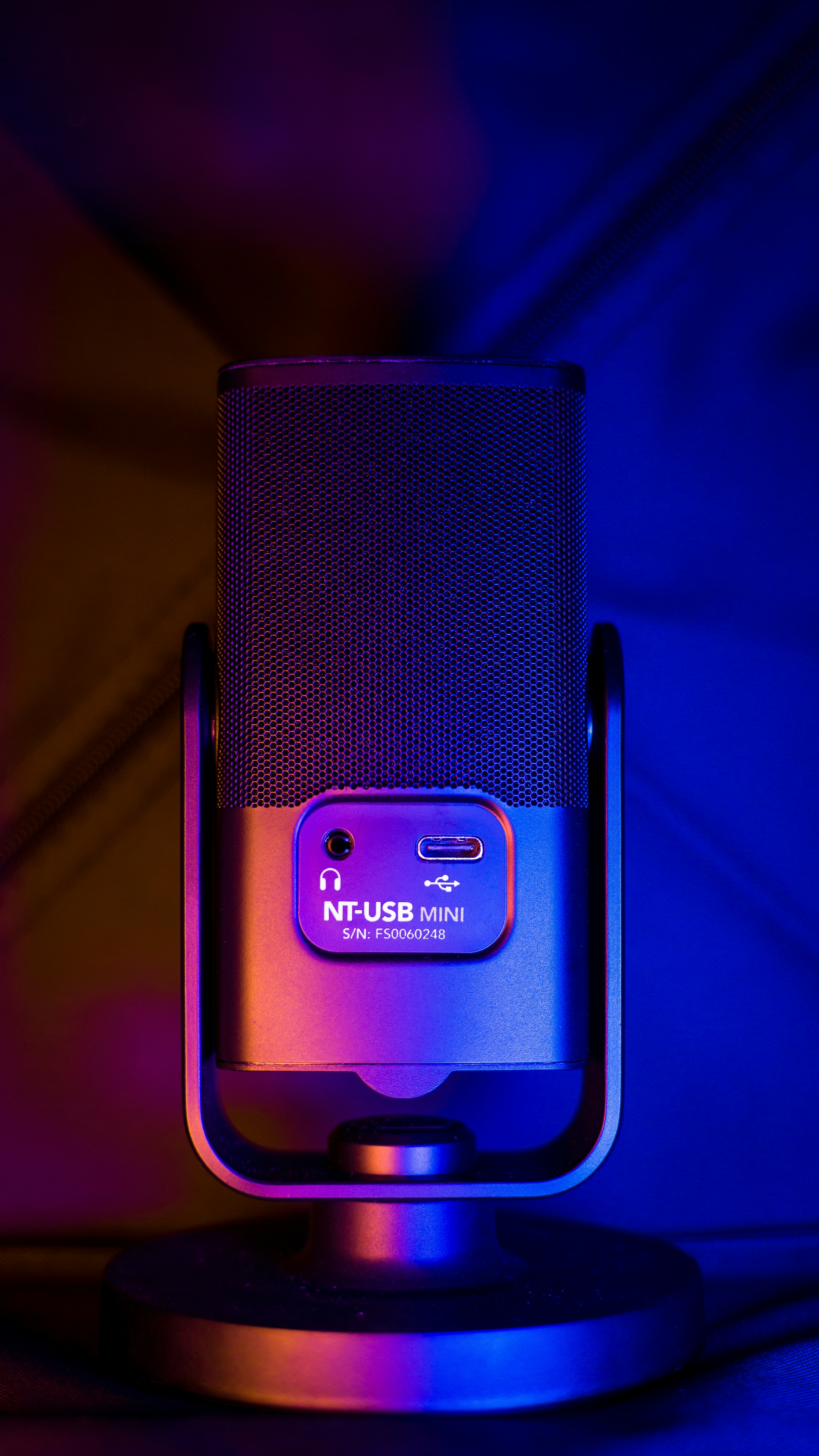 purple and gray power bank