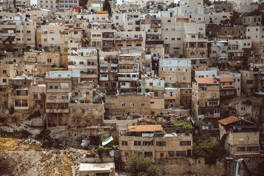 aerial view of city buildings during daytime