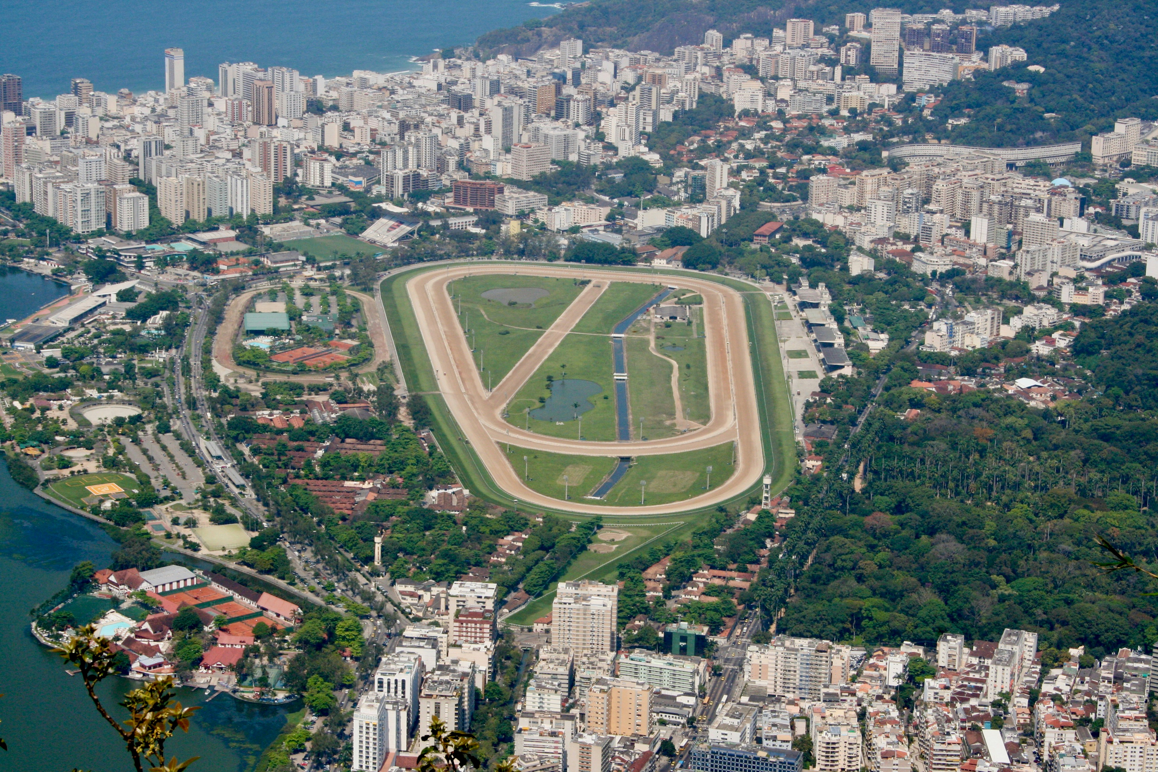 Gavea Horse track in Rio de Janeiro, Brazil