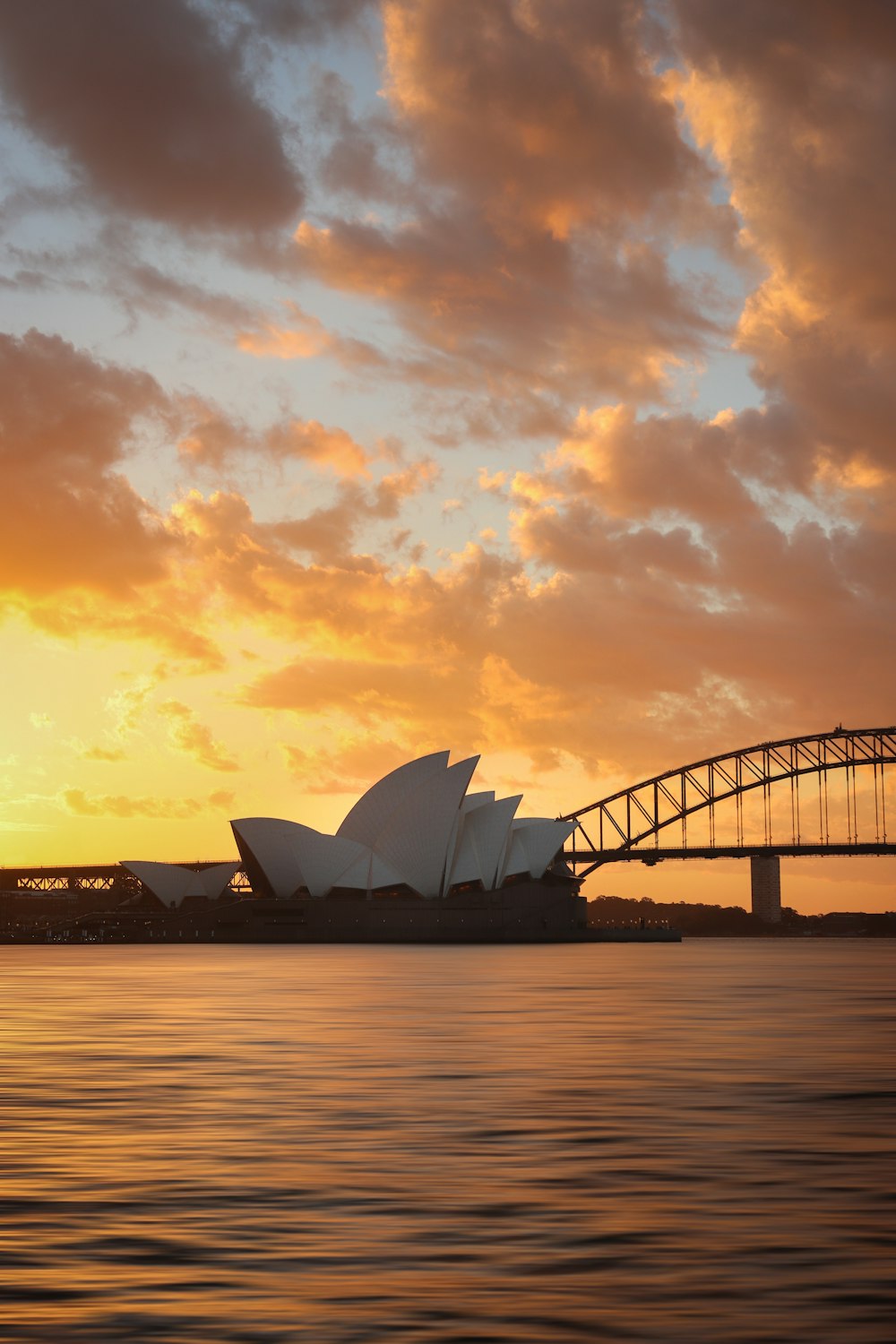 sydney opera house sydney australia during sunset