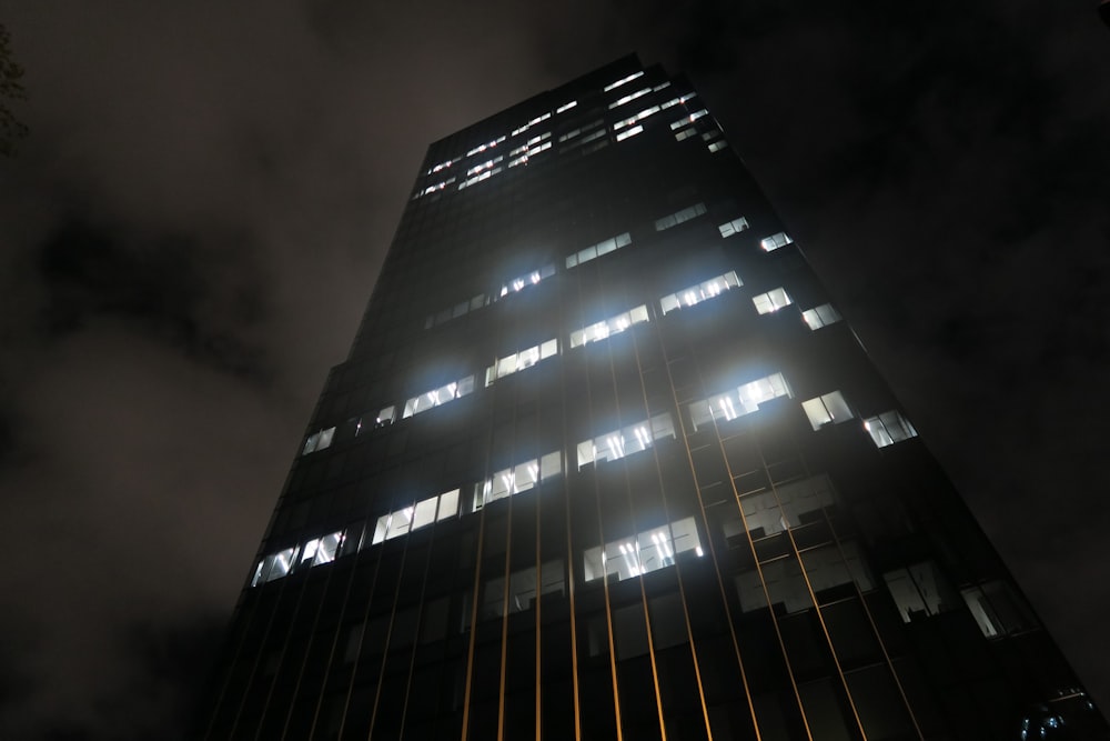 low angle photography of high rise building