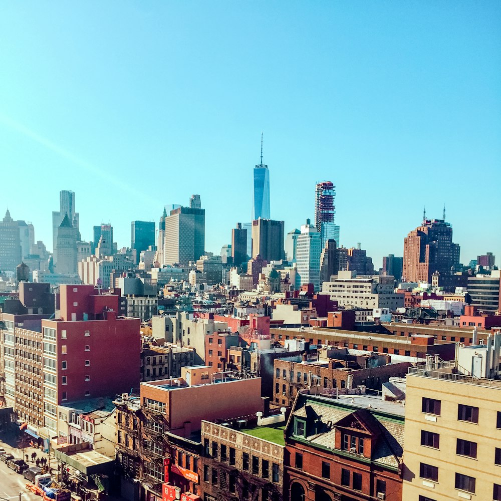 high rise buildings during daytime