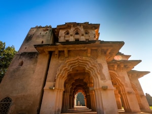 Sandstone Temple Facade