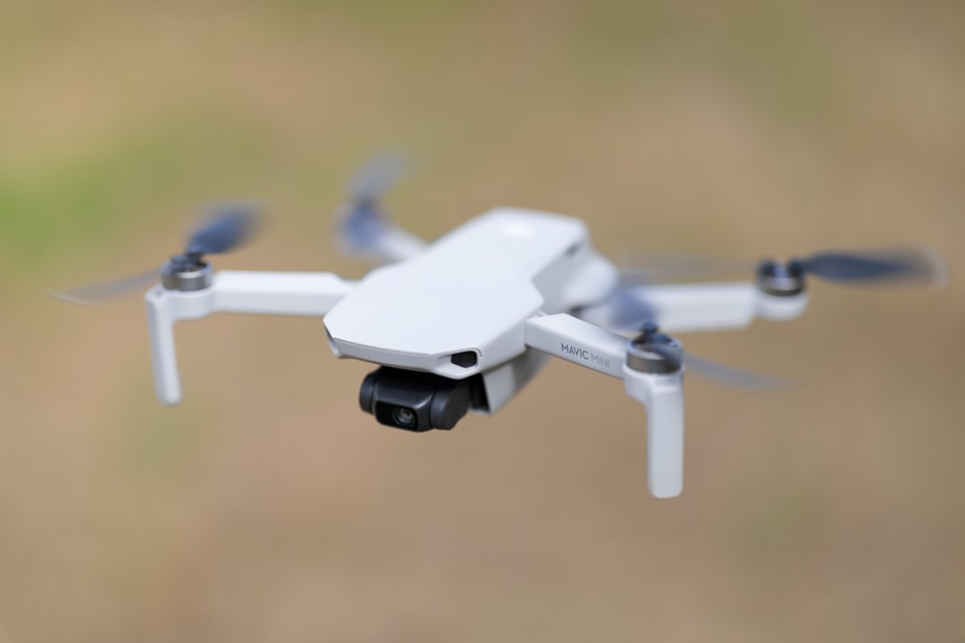 white drone in close up photography