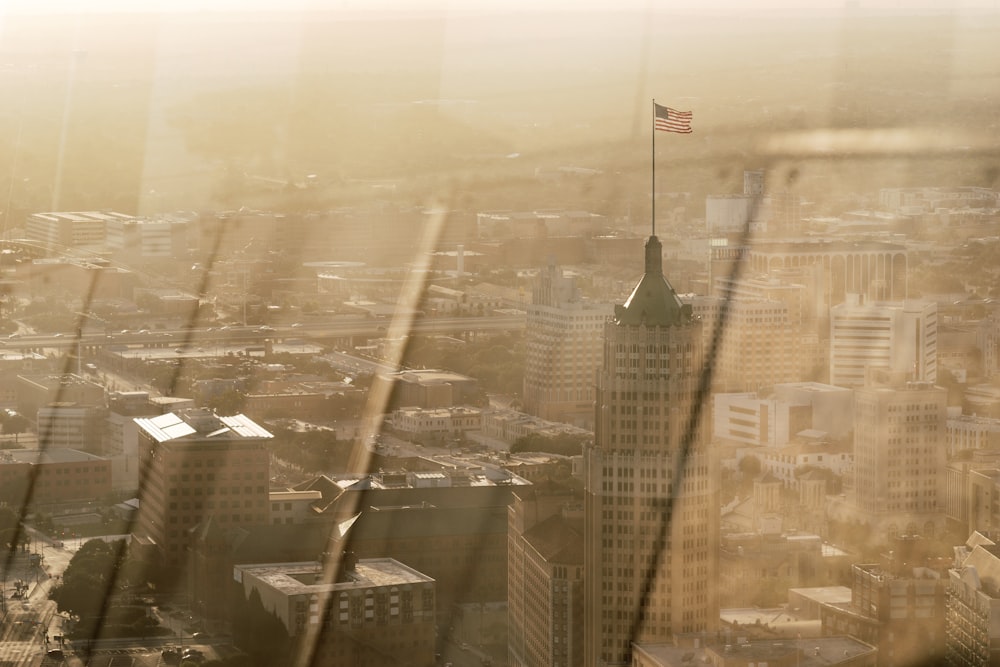 aerial view of city buildings during daytime