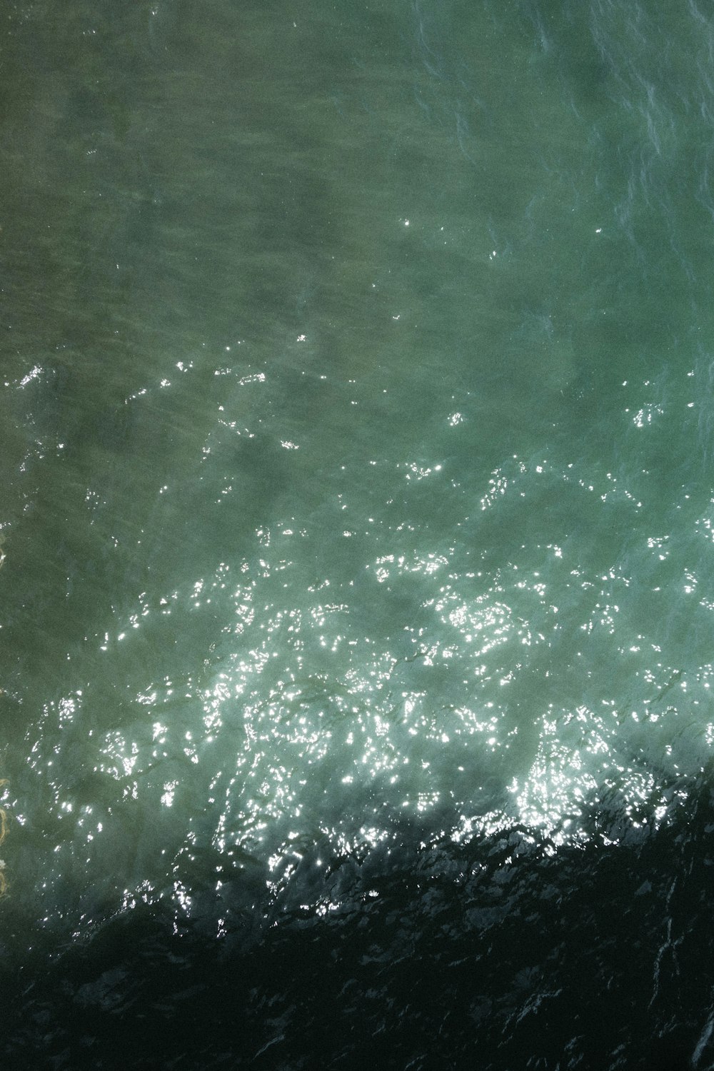 green water wave during daytime