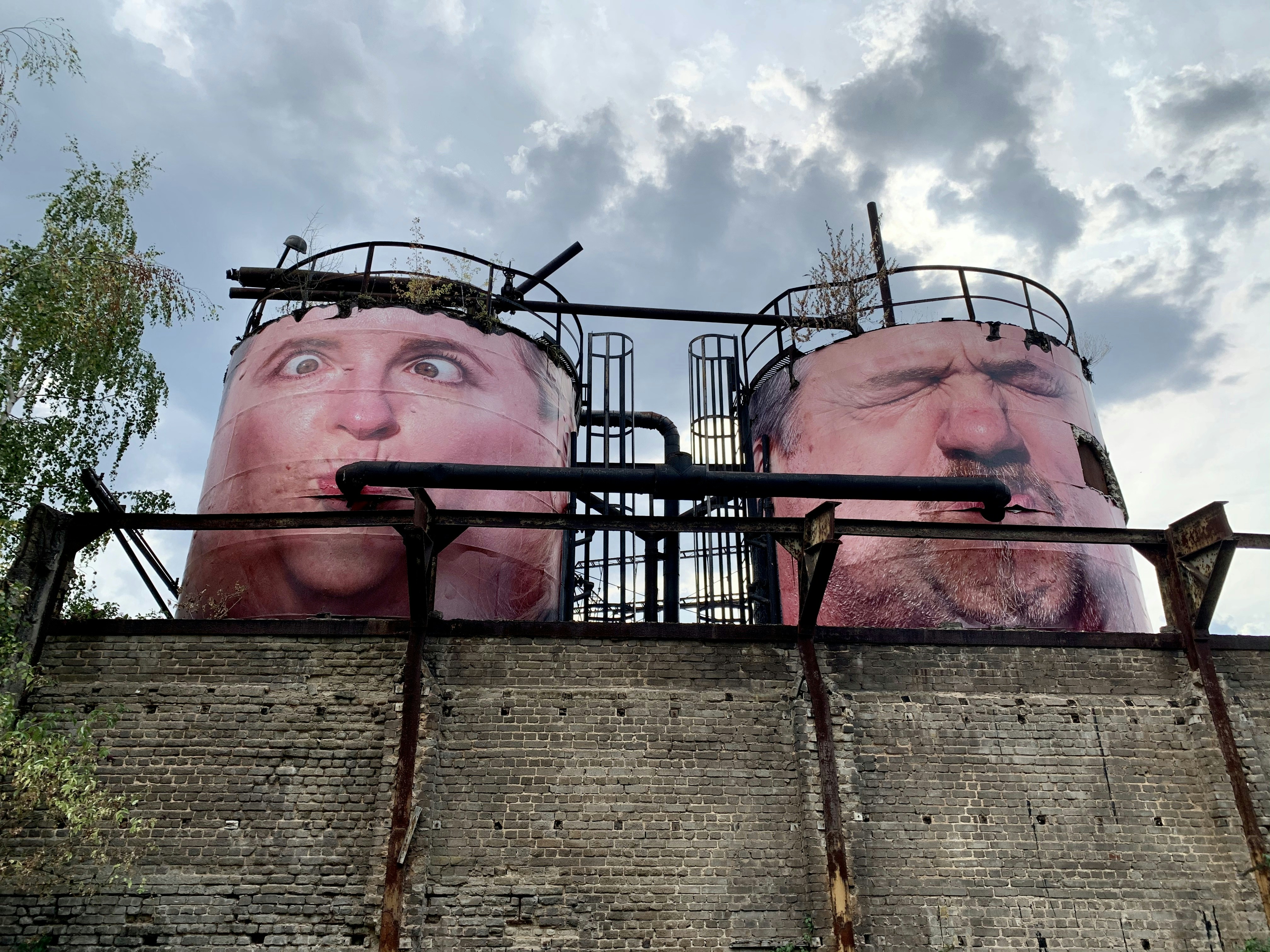 red and white metal frame