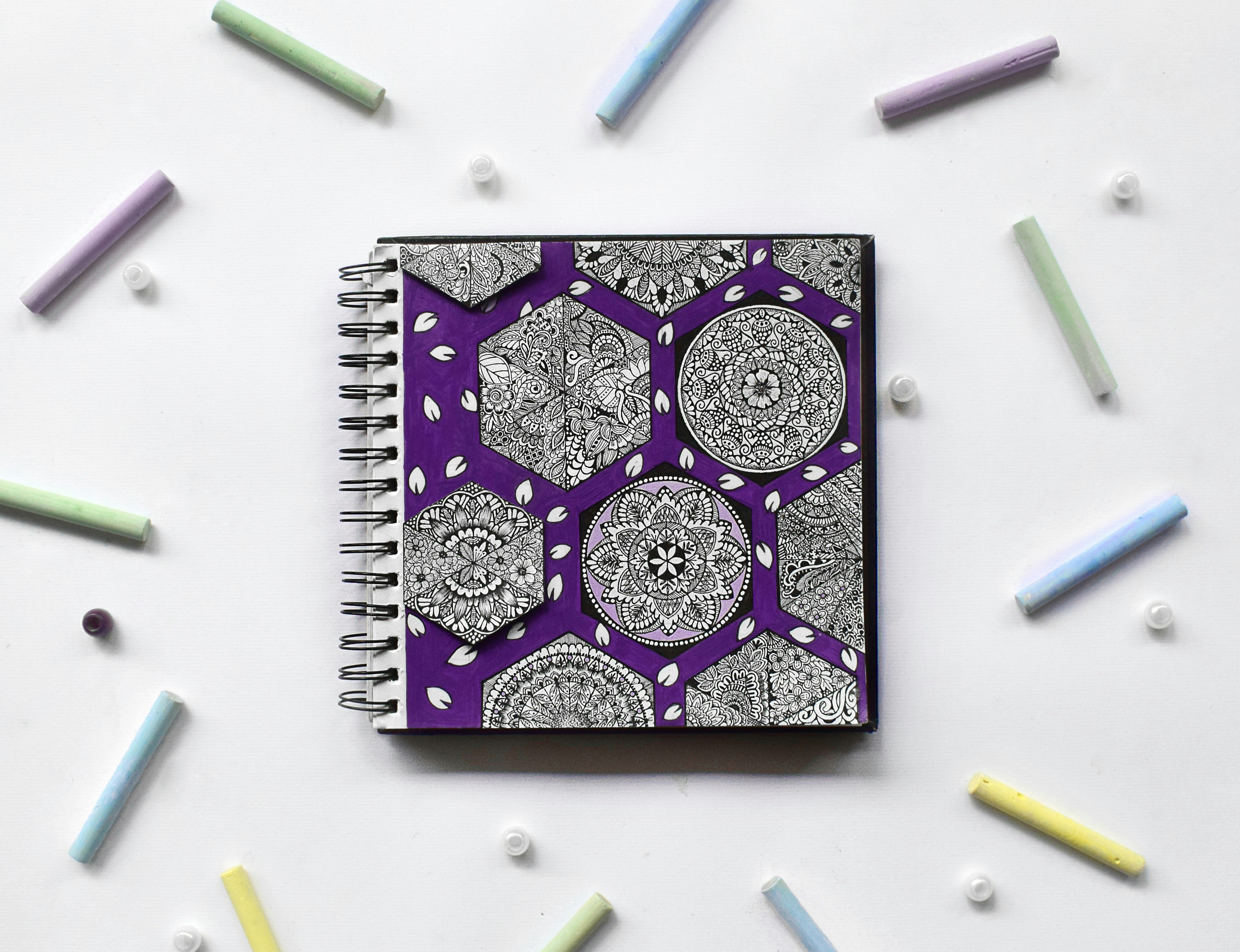 black and white playing card