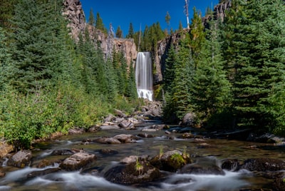 Tumalo Falls - From River, United States