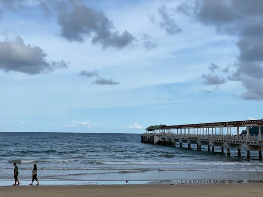 people walking on beach during daytime in Pulau Tioman Malaysia