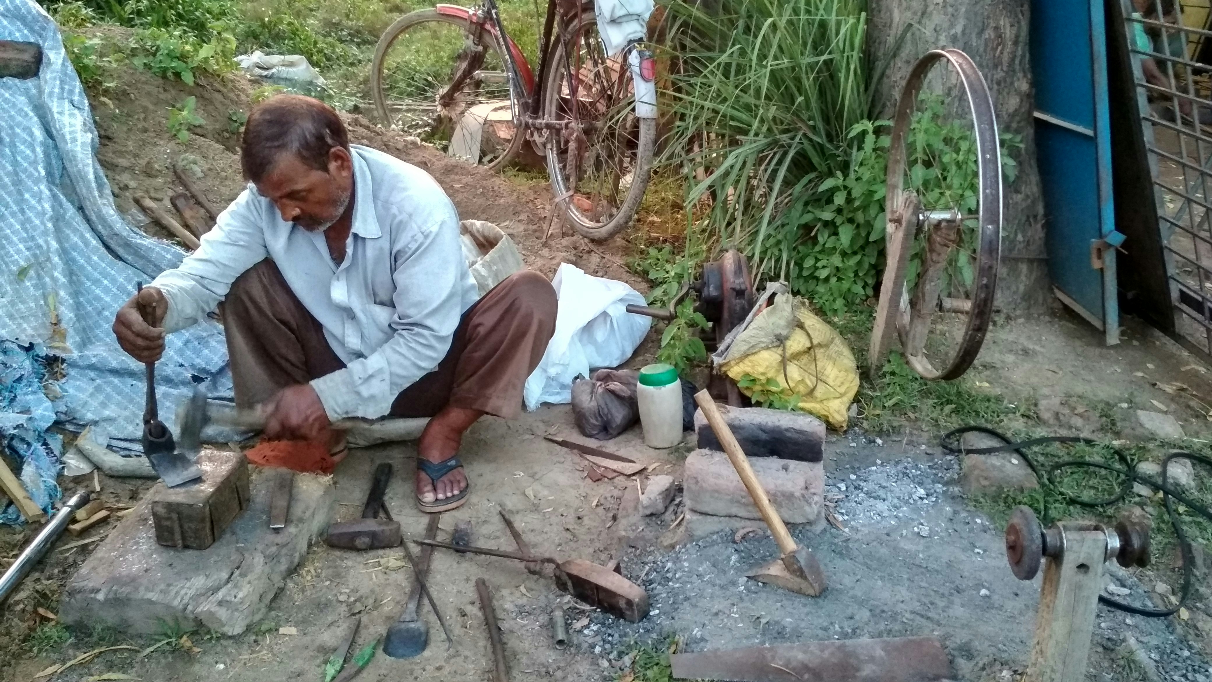Blacksmith Making tools
