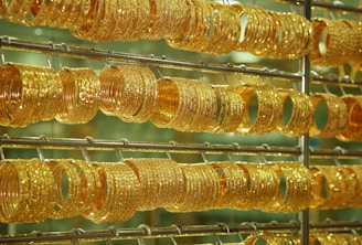 yellow and orange fruit on stainless steel rack
